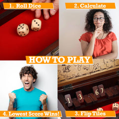 STERLING Included dice set ready for immediate practice and play.