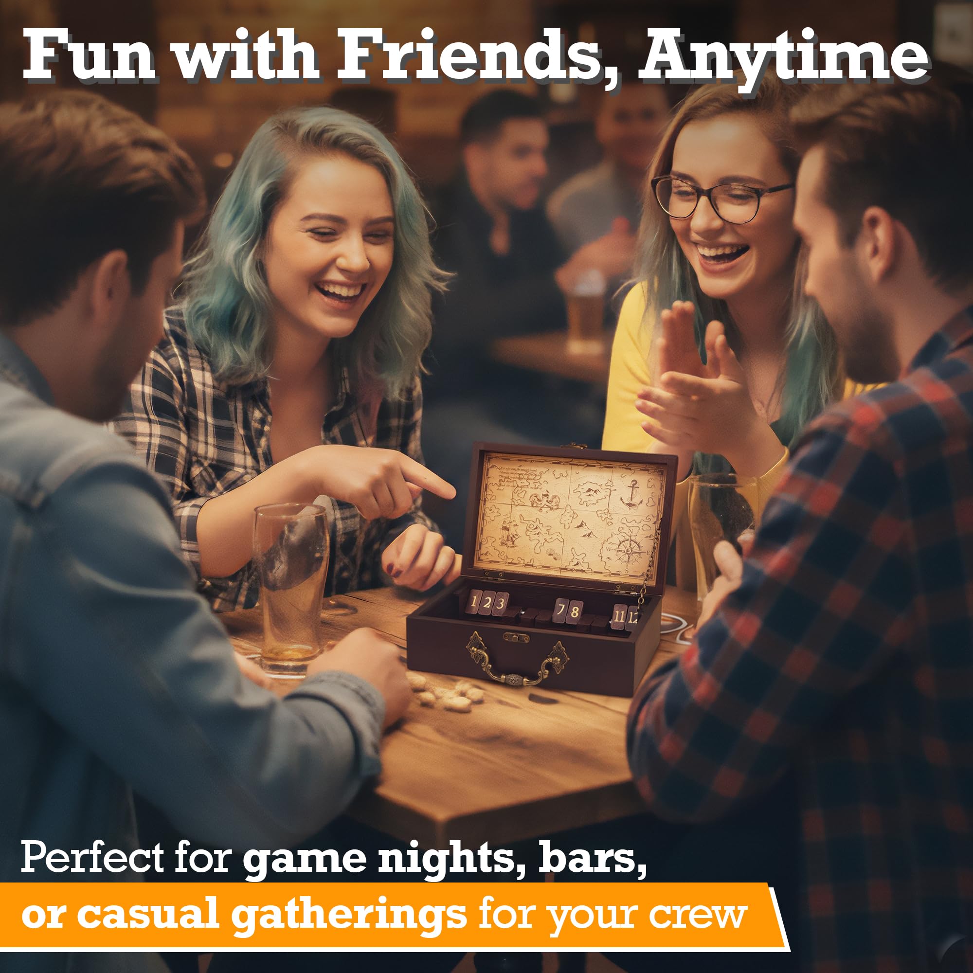 STERLING Two-player setup invites quick rounds and social gaming.