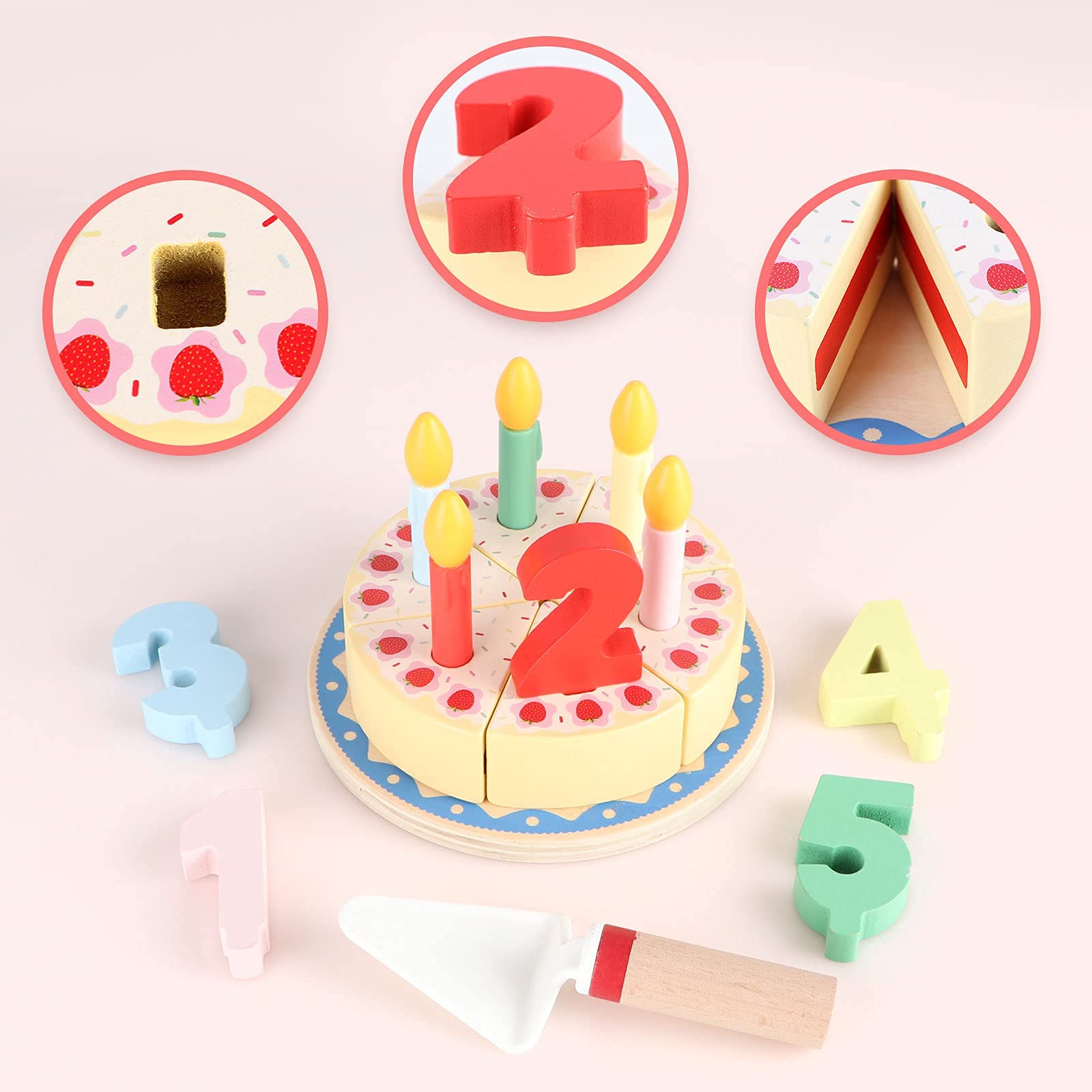 Steventoys wooden toy close-up shows smooth edges for safe play