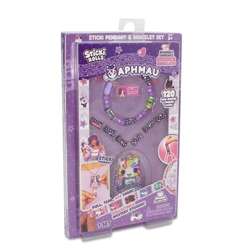 Sticki Rolls 12-rolls inside reveal cute designs for sharing.