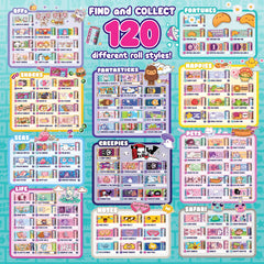 Over 1,000 stickers to collect across the Sticki Rolls universe