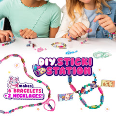 STICKI ROLLS wearable jewelry assembly with beads and pendants for custom designs