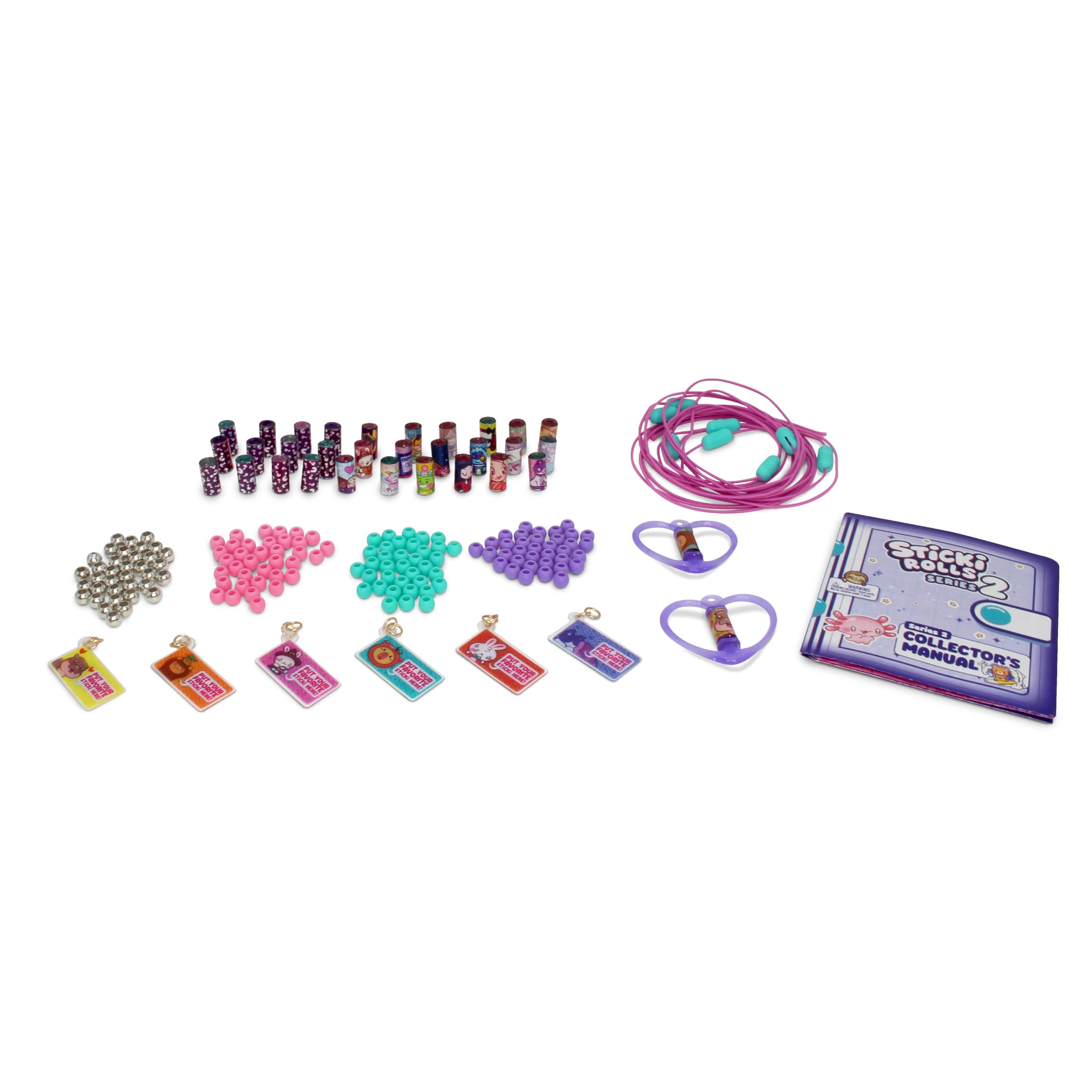 STICKI ROLLS S2 beads close-up reveals rich colors for jewelry making