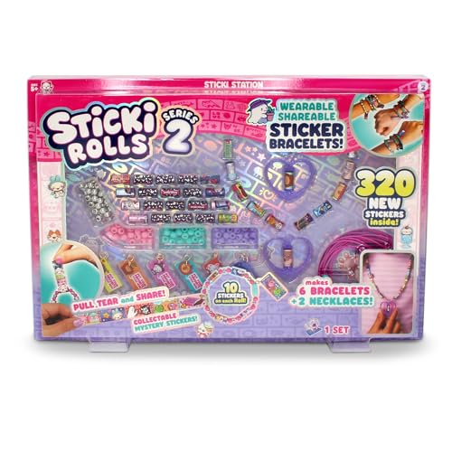 STICKI ROLLS Sticki Station S2 bracelet assembly shows six customizable bracelets