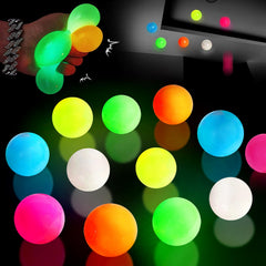 Sticky Ball glow-in-the-dark fidget toy for focus and relaxation.