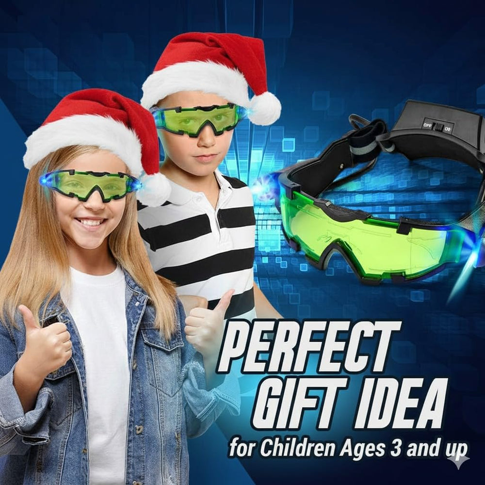 Green-tinted PC lenses from Sticky Lil Fingers protect eyes outdoors.