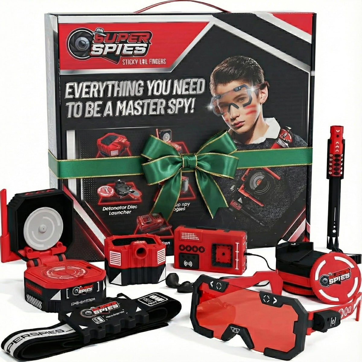 Sticky Lil Fingers SuperSpies disk launcher sparks action-packed missions