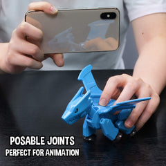 StikBot Zing Mega Monsters Scorch poseable figure for action-packed scenes.