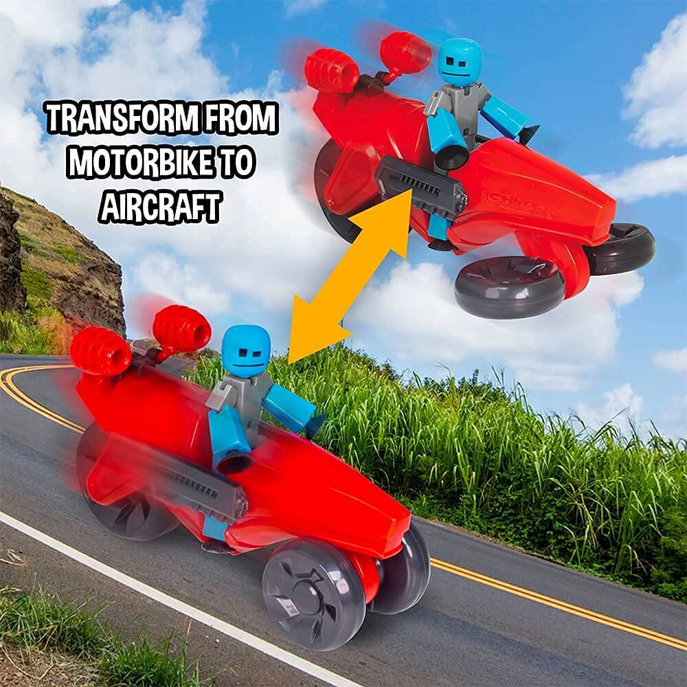 StikBot Zing Megabots Knockout vehicle for dramatic action adventures.