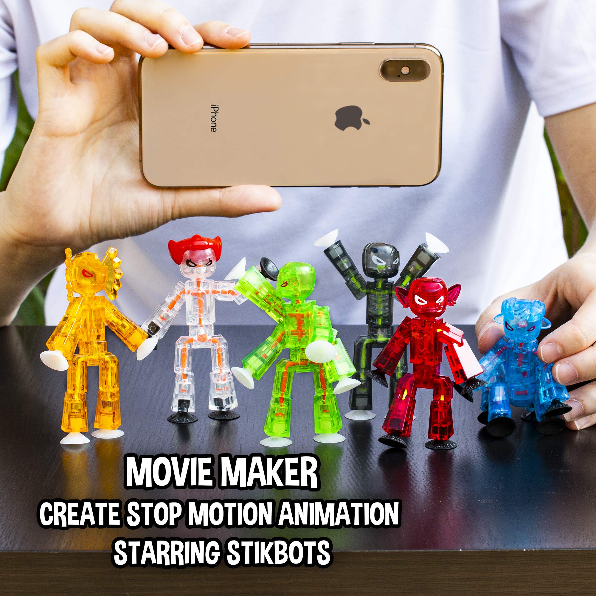 StikBot Zing Monsters Grim pose figure to build mysterious scenes and character-driven stories