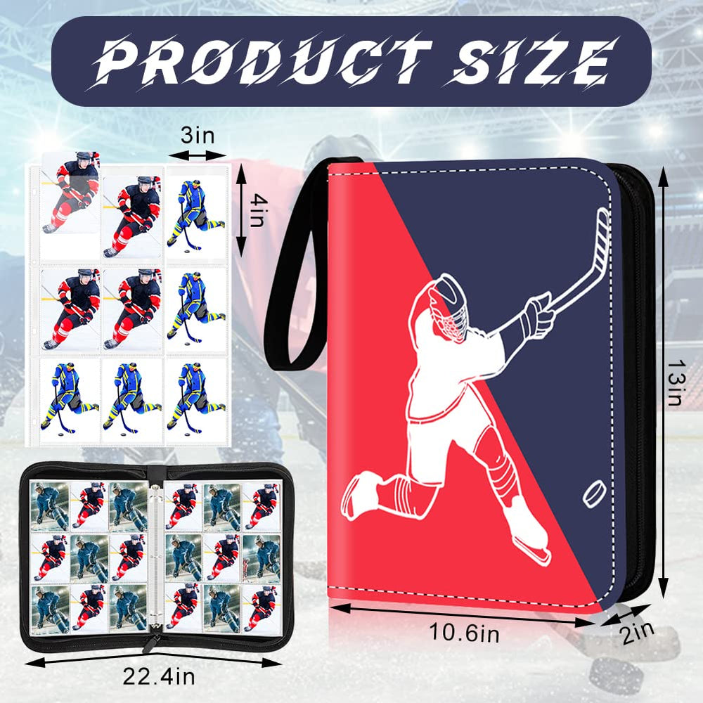 StillKeeper 900-card capacity double-sided pockets in a durable zipped binder.