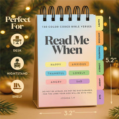 Stitchers Read Me When Flipbook closeup embossed texture highlights durability