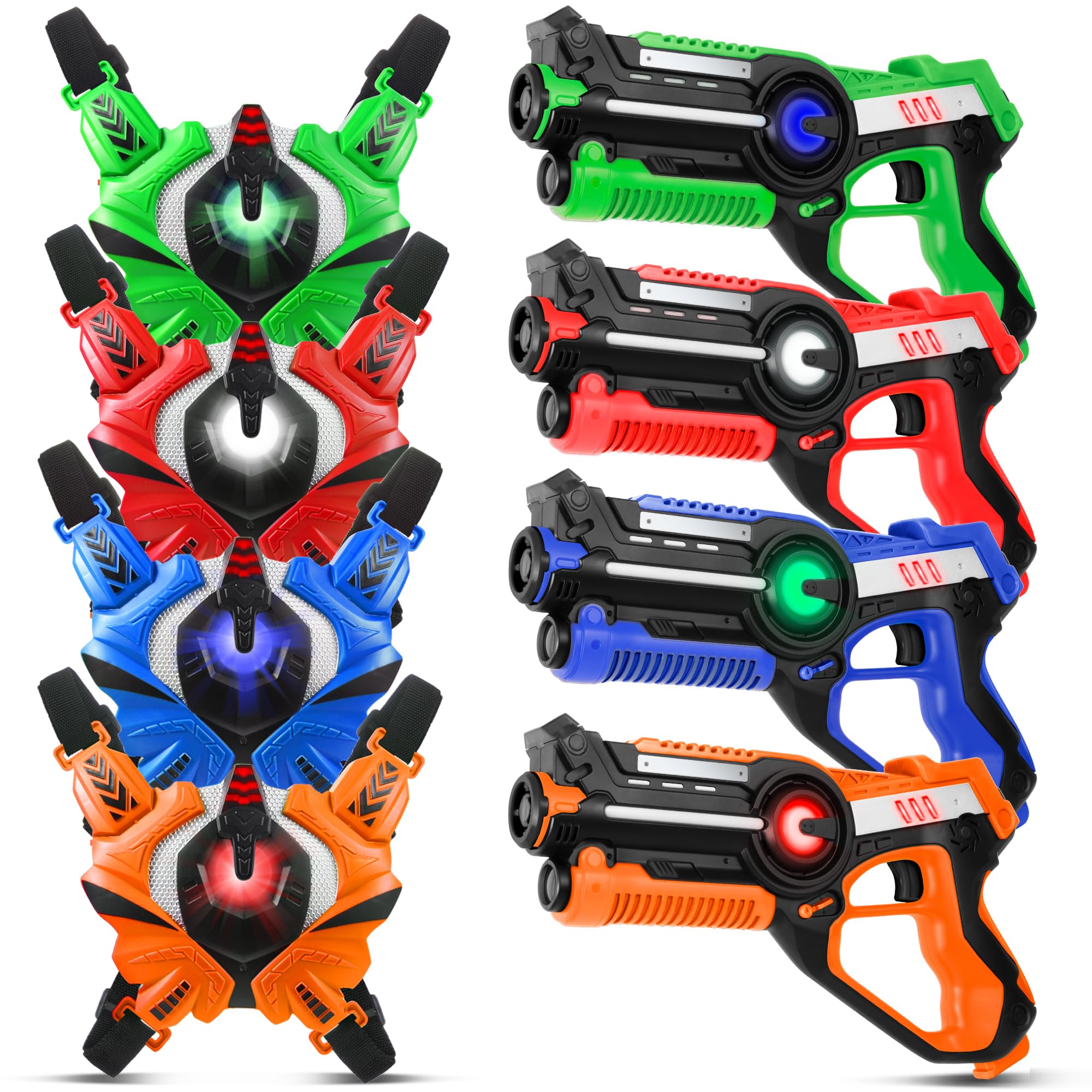 Stlloys laser tag guns set of 4 for outdoor family play
