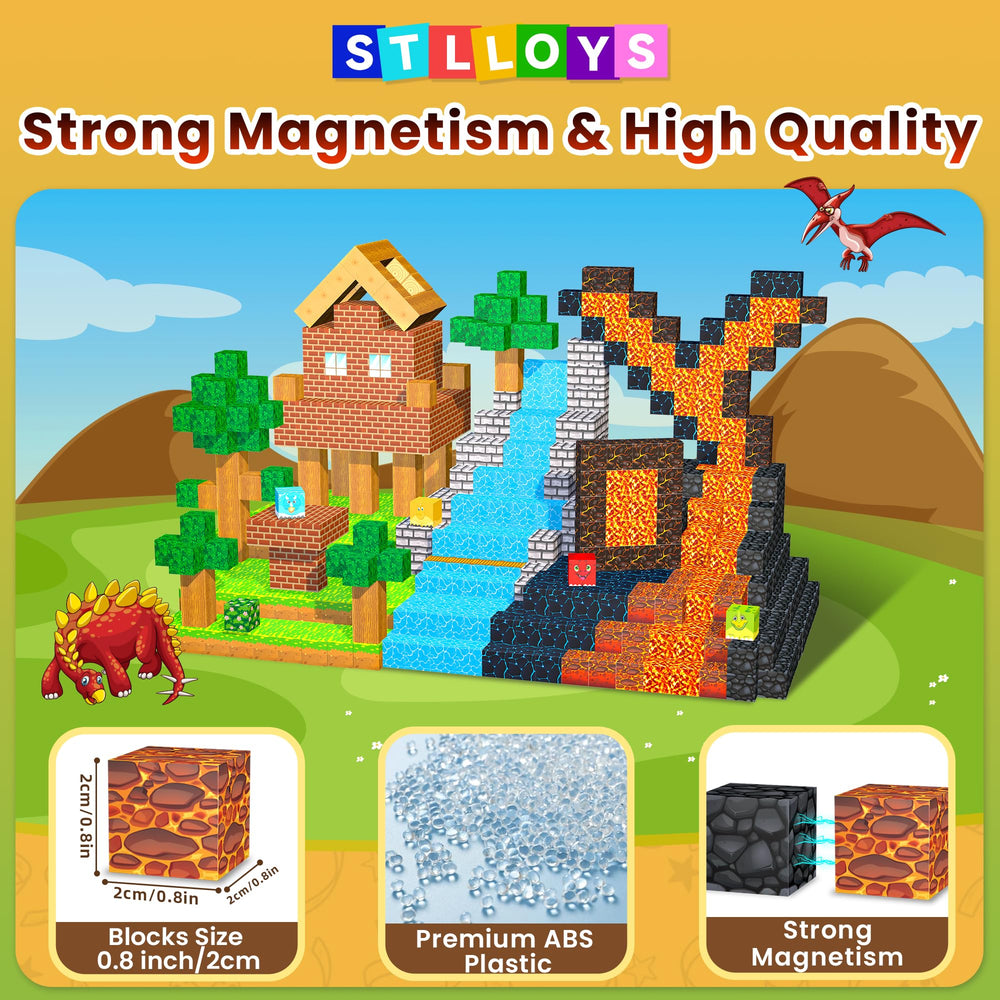 Stlloys non-toxic ABS materials ensure safe, durable learning cubes.