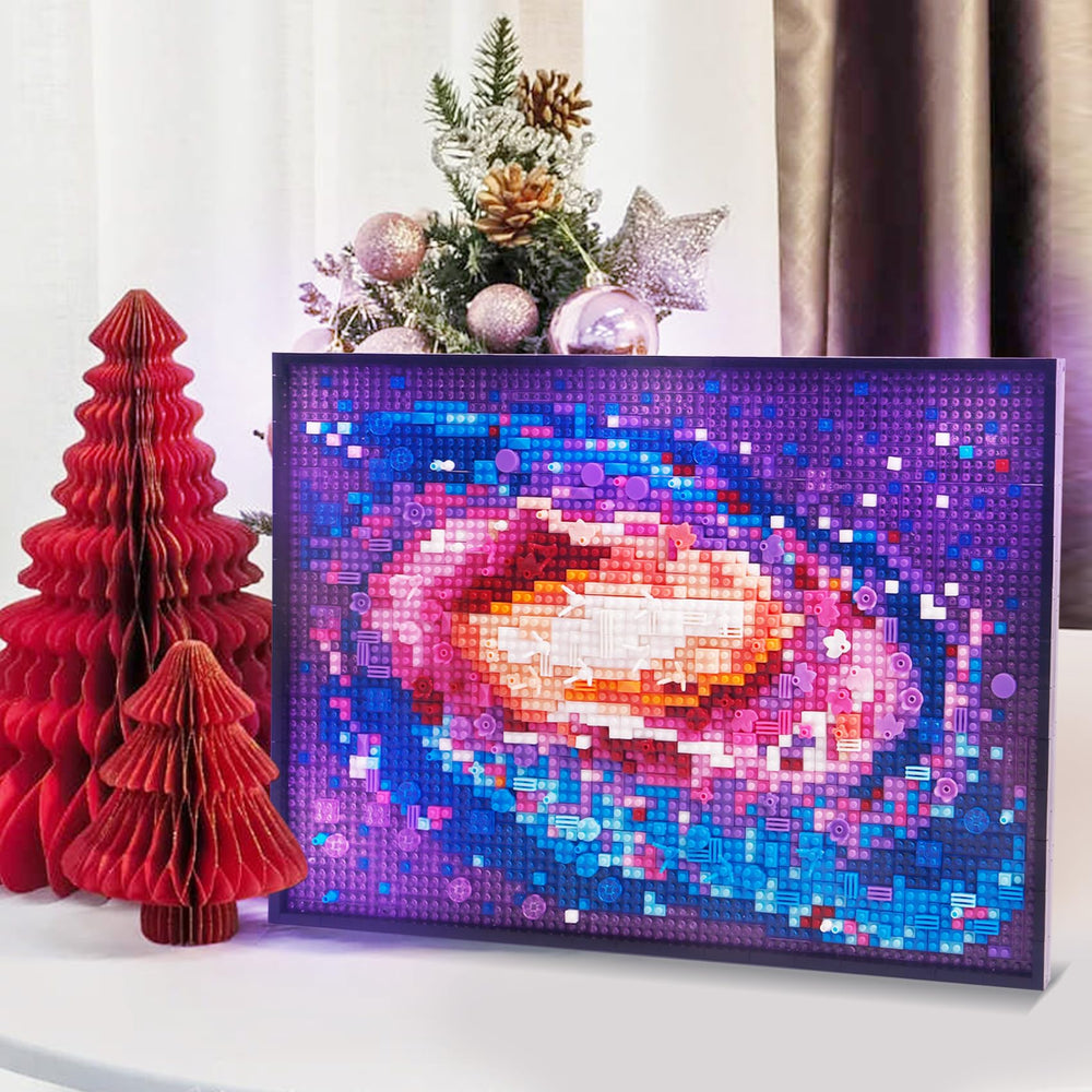 STMIGAIBLOCKS Final Milky Way artwork as a striking room centerpiece.