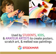 Stockmar green swatch presents lush foliage tones for nature-inspired art