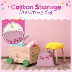 Stoie's storage bag keeps everything organized for on-the-go play sessions.