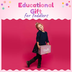 Stoie's tambourine brings twinkling jingles that encourage social play and rhythm repetition.