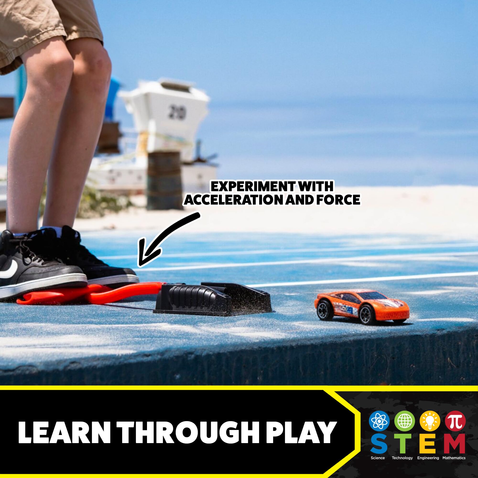 Stomp Rocket adjustable launcher angles to tailor speed and distance