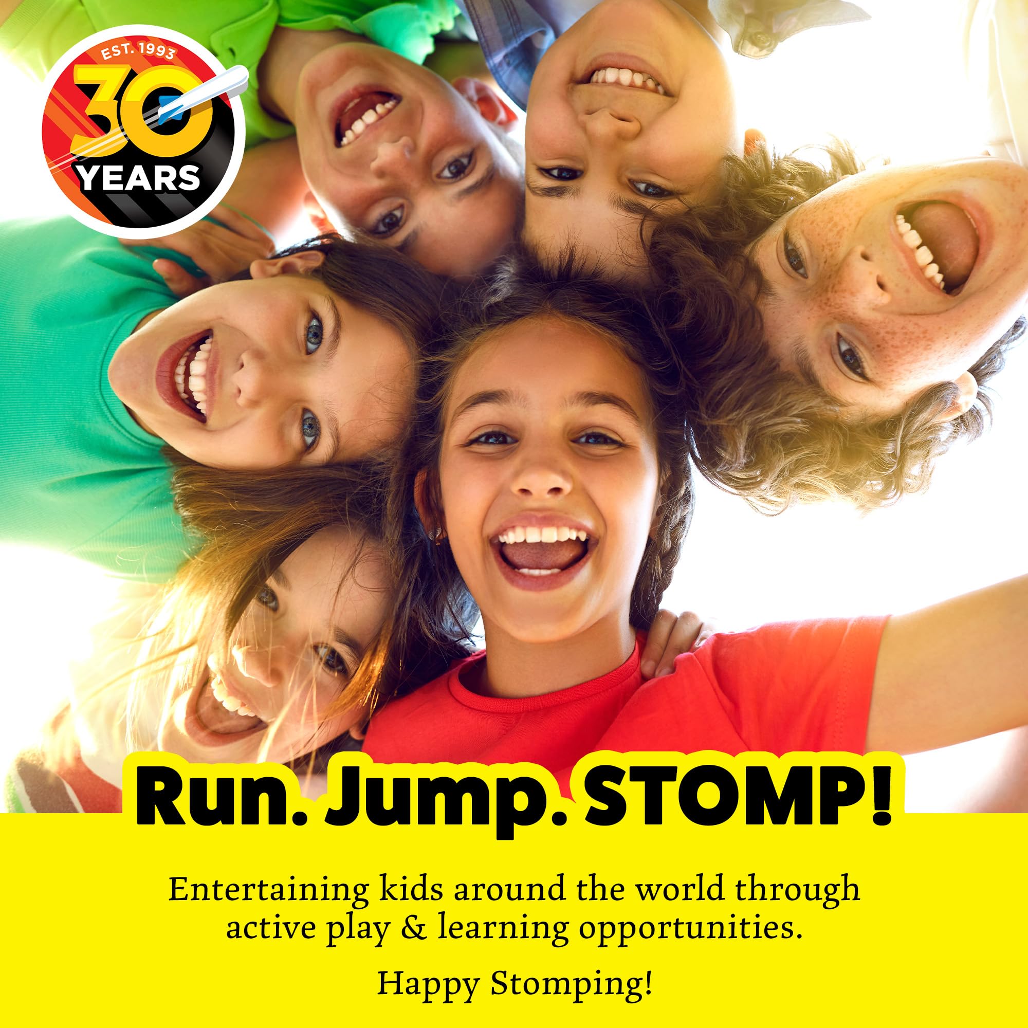 Stomp Rocket durable base designed for active stomping