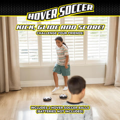 Stomp Rocket Hover Soccer padded edges protect furniture during play