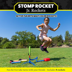 Stomp Rocket Jr. 8-pack keeps siblings competing with skyward launches.