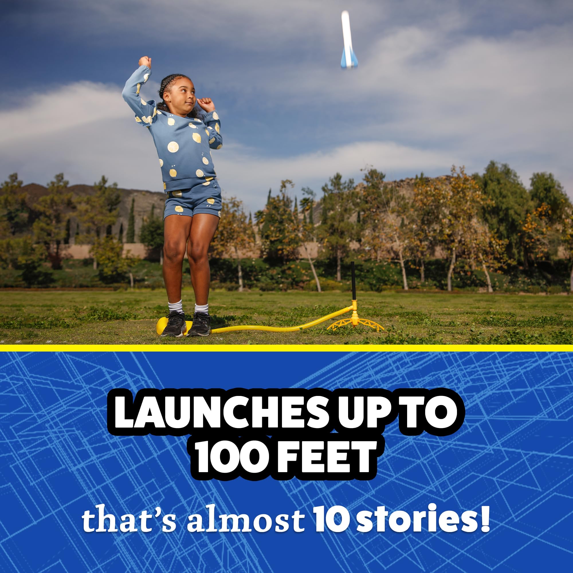 Soft foam rockets designed for durable, energetic backyard launches.