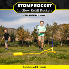 Stomp Rocket Jr. Glow rockets are easy to assemble for quick, kid-powered launches.
