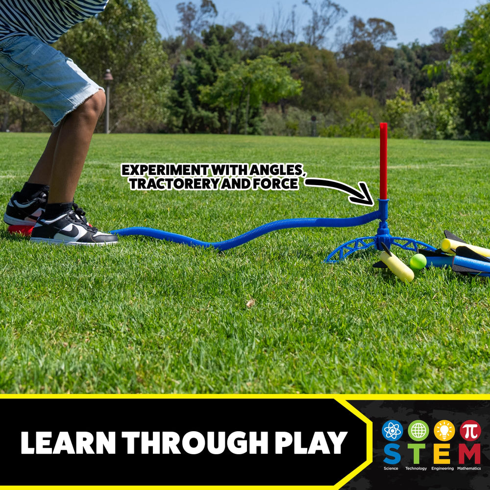 Stomp Rocket Jr red refill rocket for high-flying fun