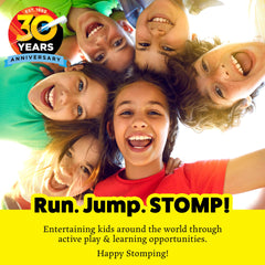 Stomp Rocket Original sturdy base and foam-tipped rockets for safe play