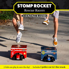 Stomp Rocket Rescue Racers launch pads with adjustable angles