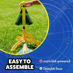 Stomp Rocket wildcat-plane delivering crazy tricks for energetic outdoor sessions.