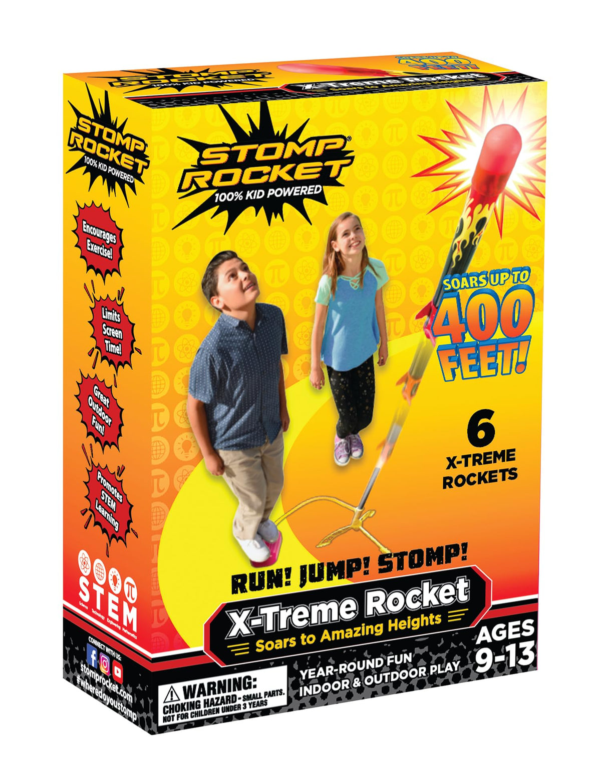 Stomp Rocket X-Treme launcher being assembled for outdoor play