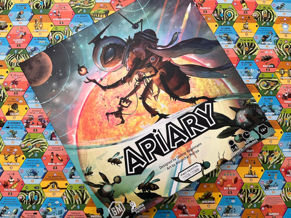 Stonemaier Apiary quick setup saves game night time.