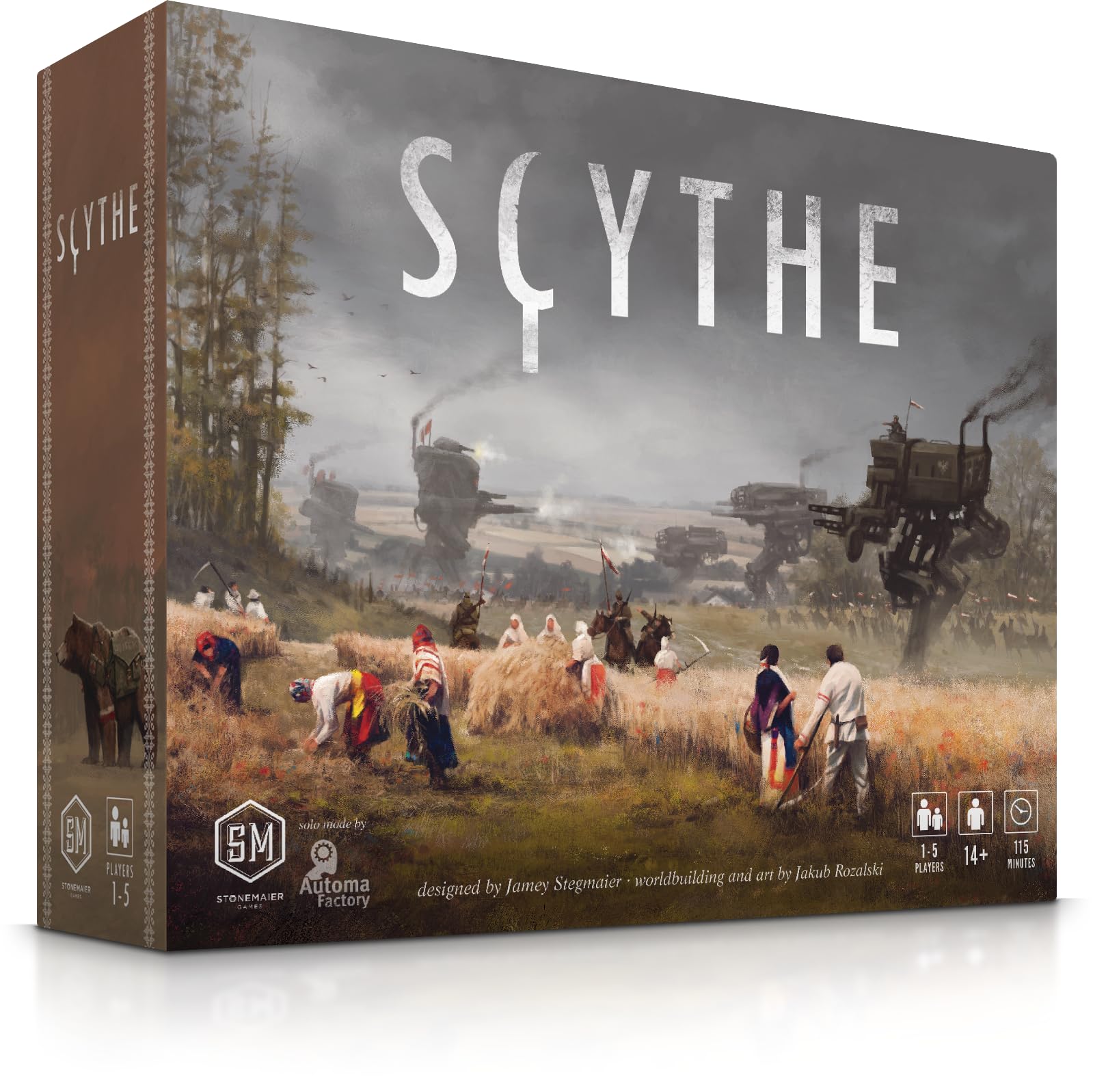 Stonemaier Scythe base game box, ideal for display and quick setup