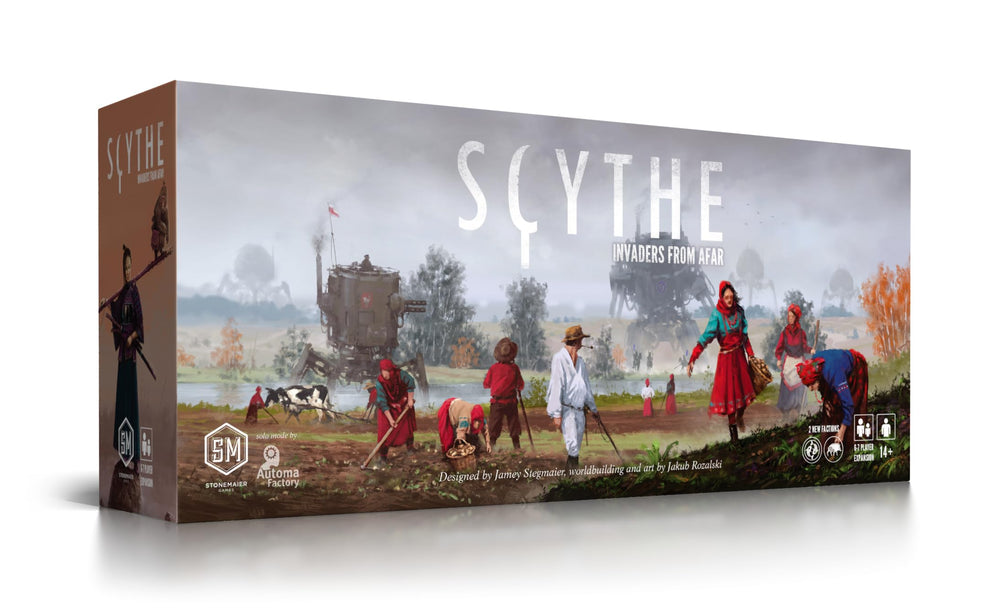 Stonemaier Scythe Invaders from Afar Albion emissaries expand faction options for players