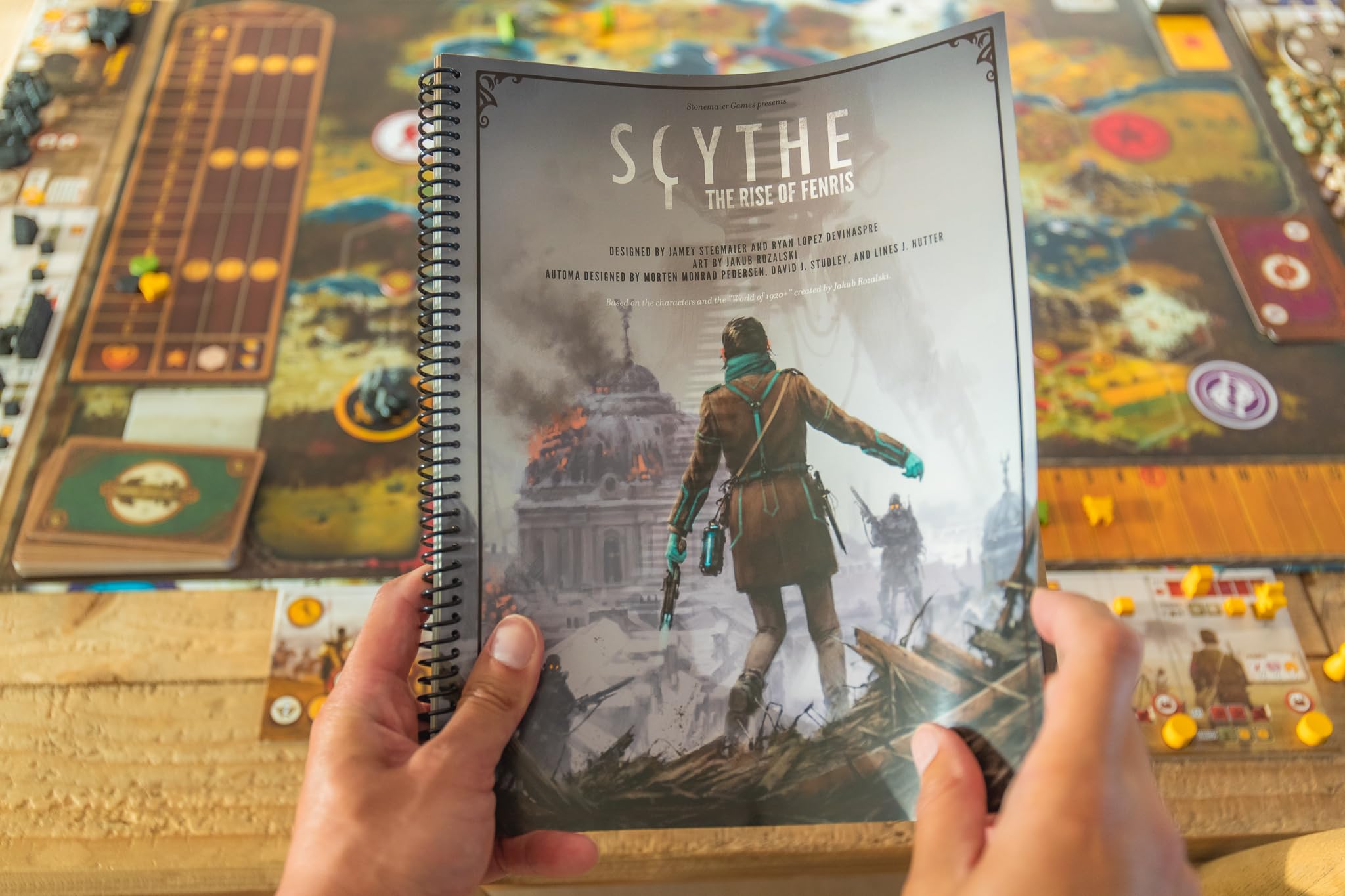 Stonemaier Scythe Rise of Fenris expansion content overview for players.