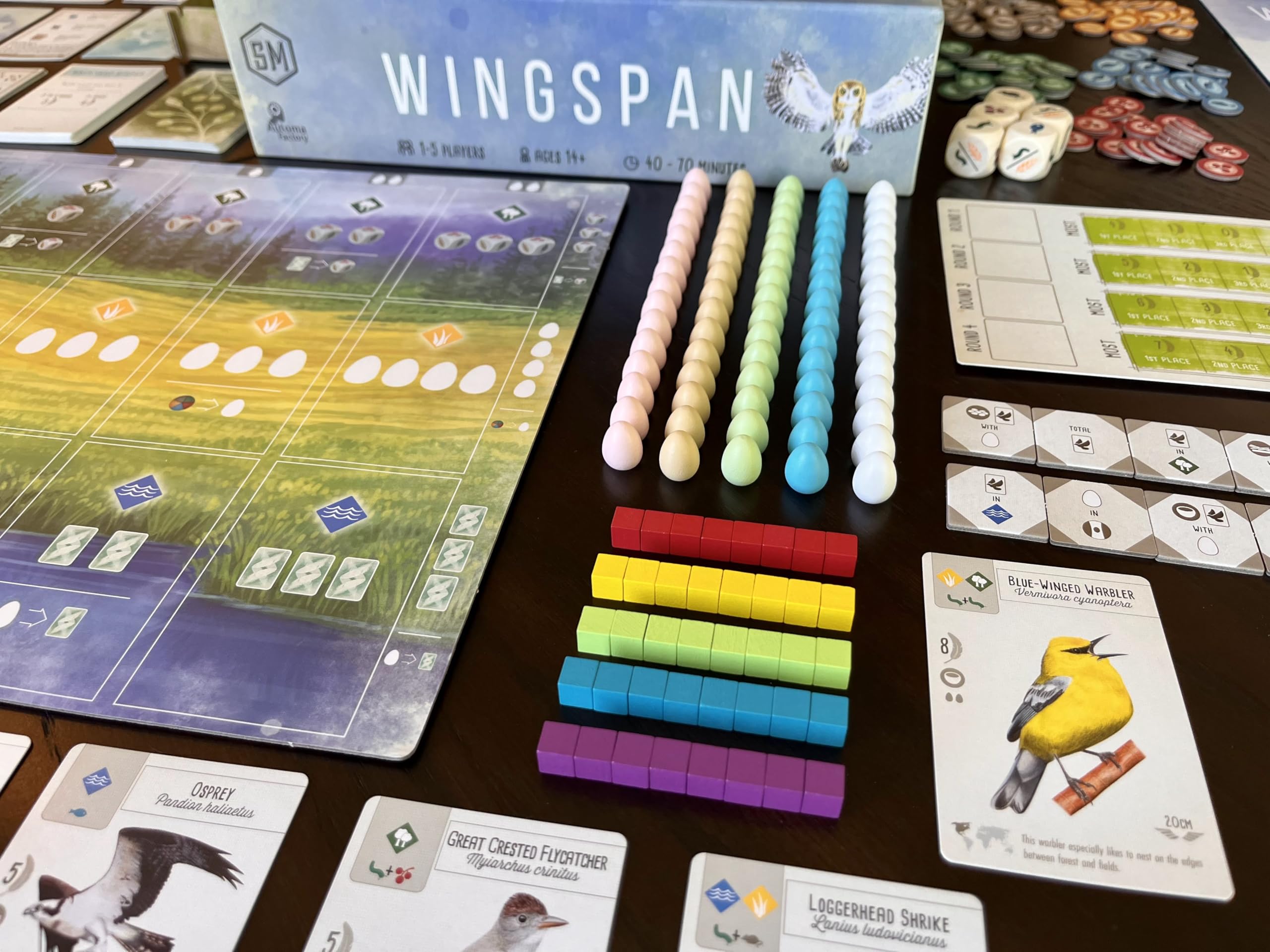 Stonemaier Wingspan award logo signaling trusted award-winning gameplay.