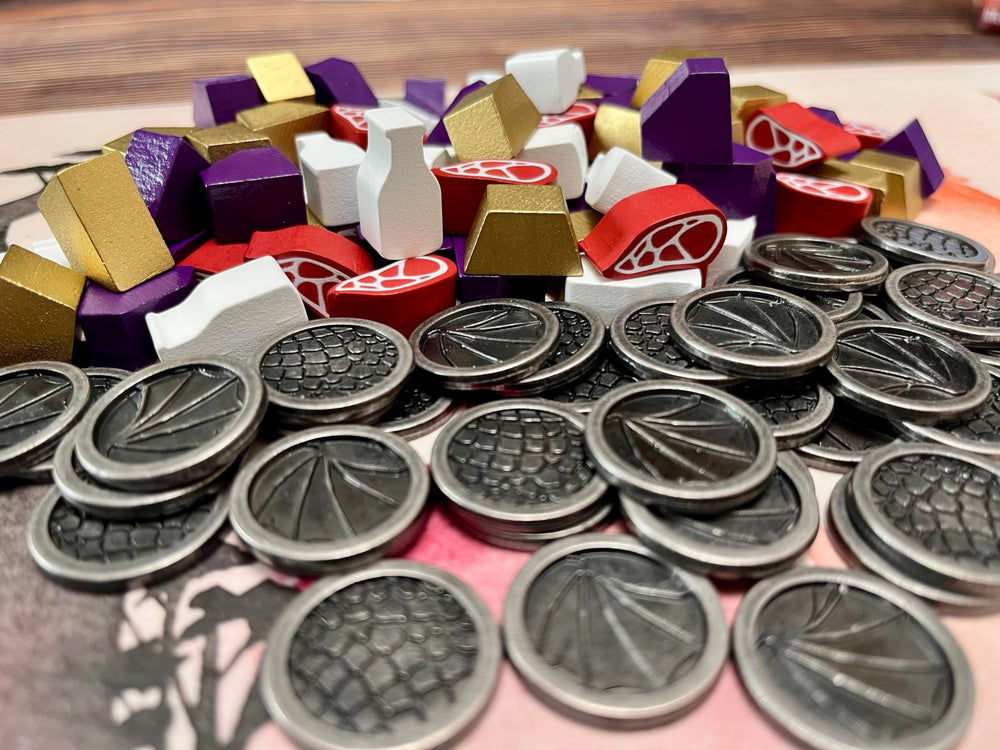 Stonemaier Wyrmspan cosplay-ready coins for display or accessories