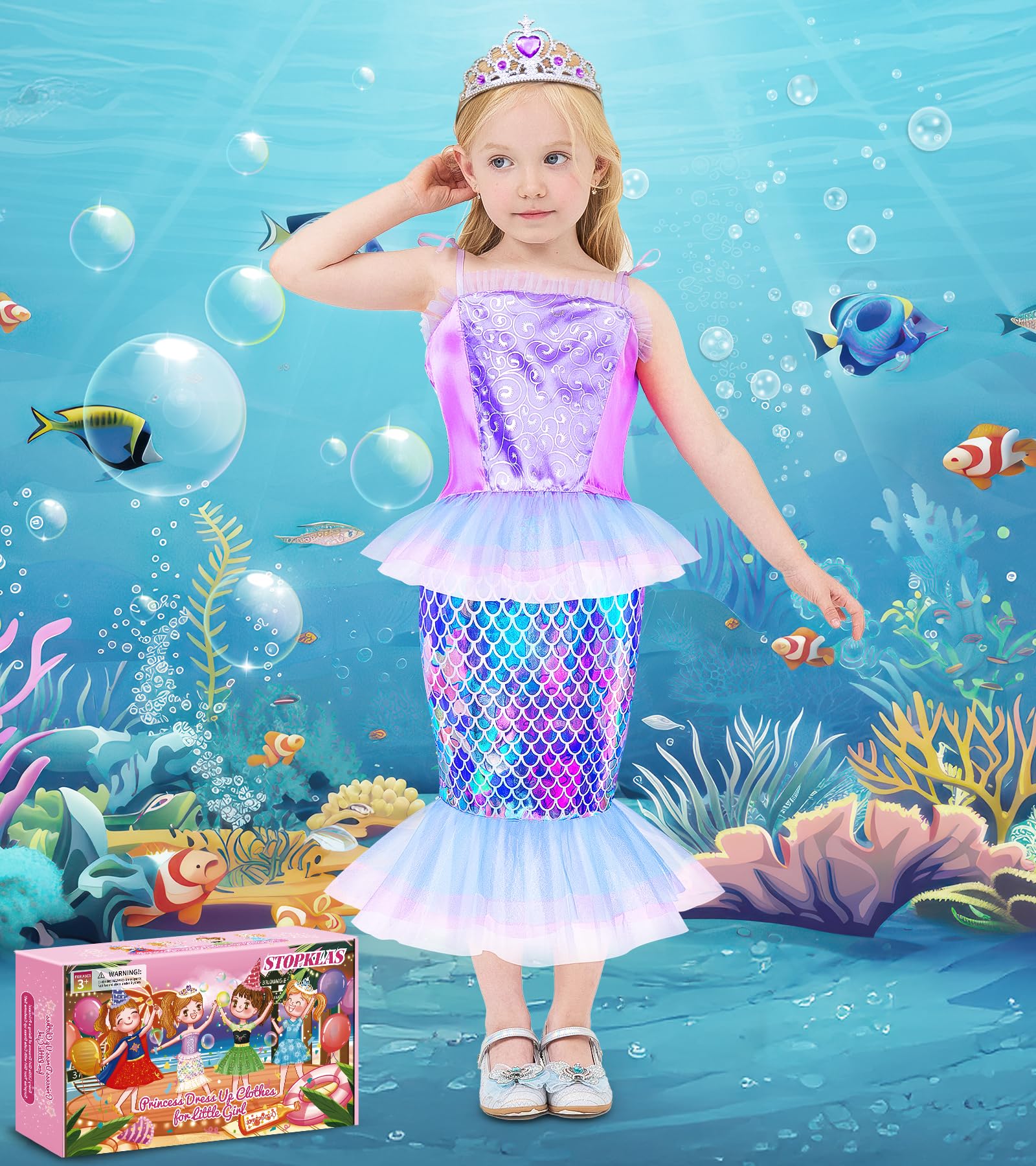 STOPKLAS crowns and accessories set adds sparkling dressing fun for pretend play