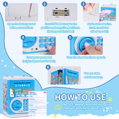 STOPKLAS Piggy Bank blue gift-ready packaging suitable for birthdays