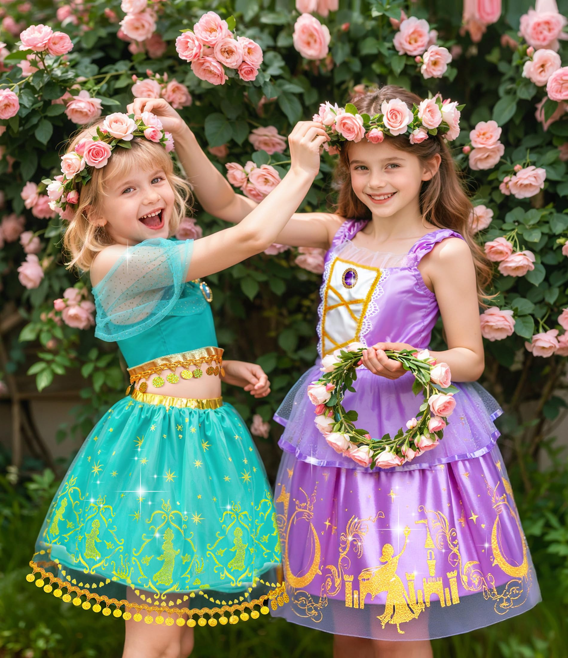 Stopklas soft fabric princess costume offers comfortable wear for hours of fun.