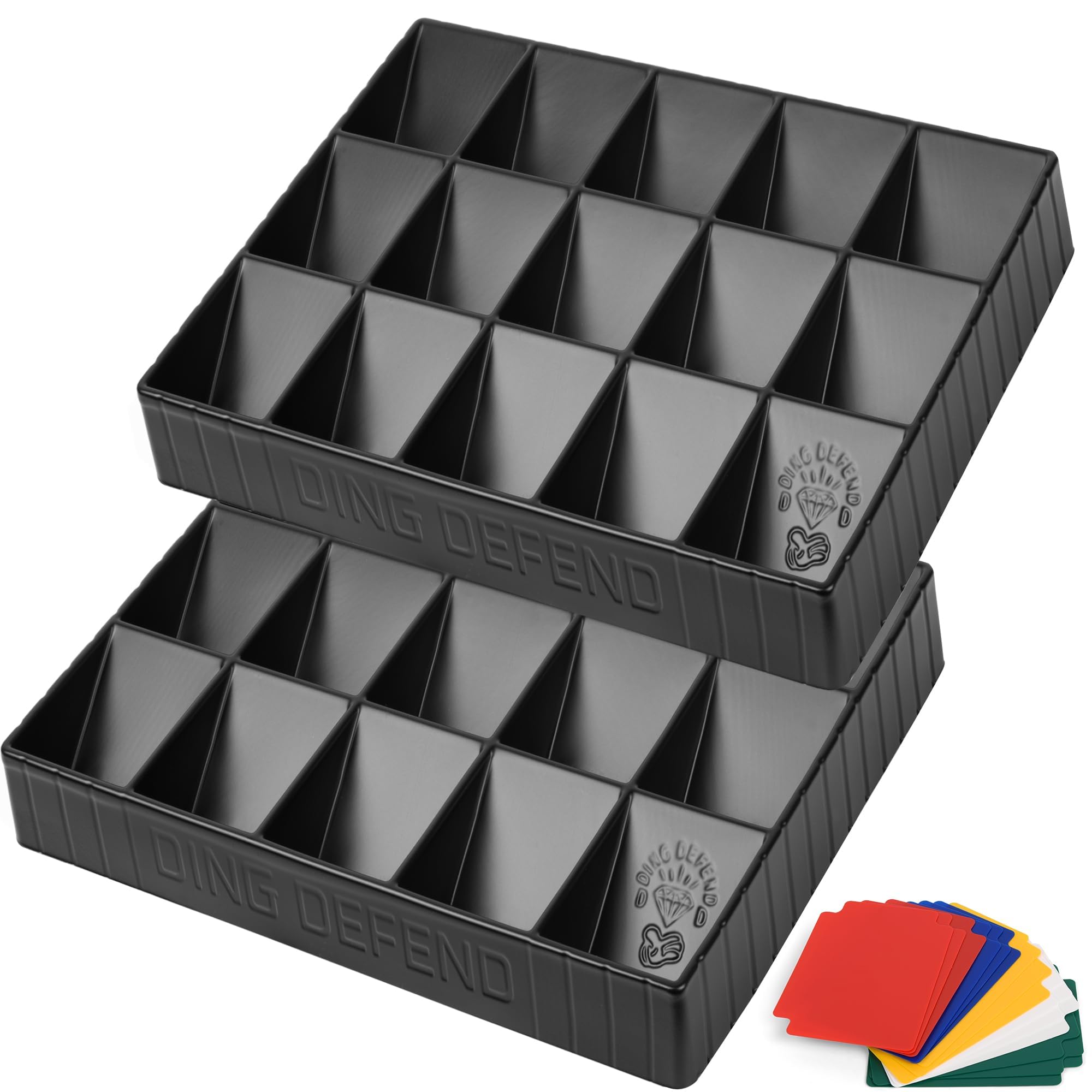 Storage Standard 2-pack card tray for organized trading card collection
