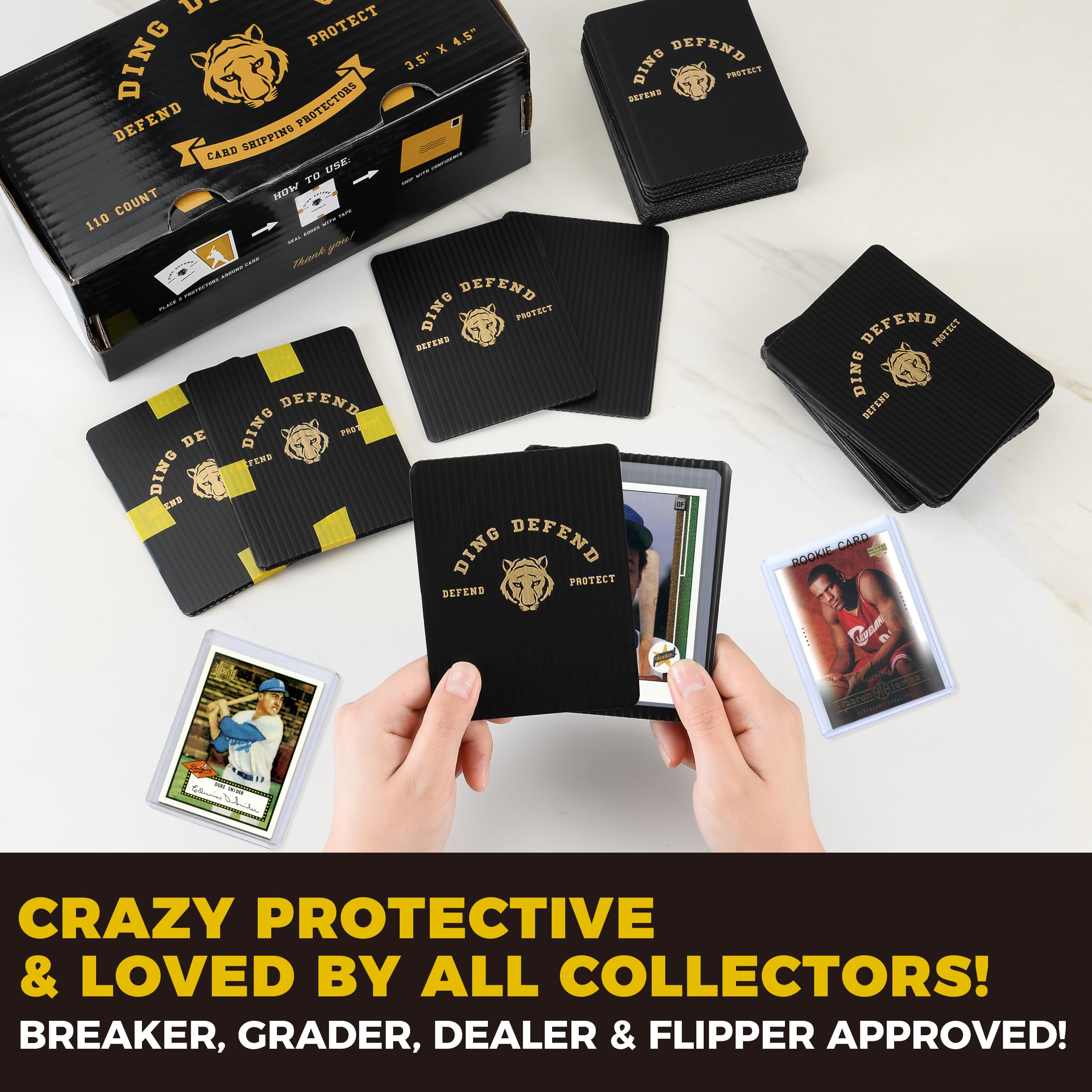 Storage Standard Ding Defend 110-pack hobby storage box for card collections.