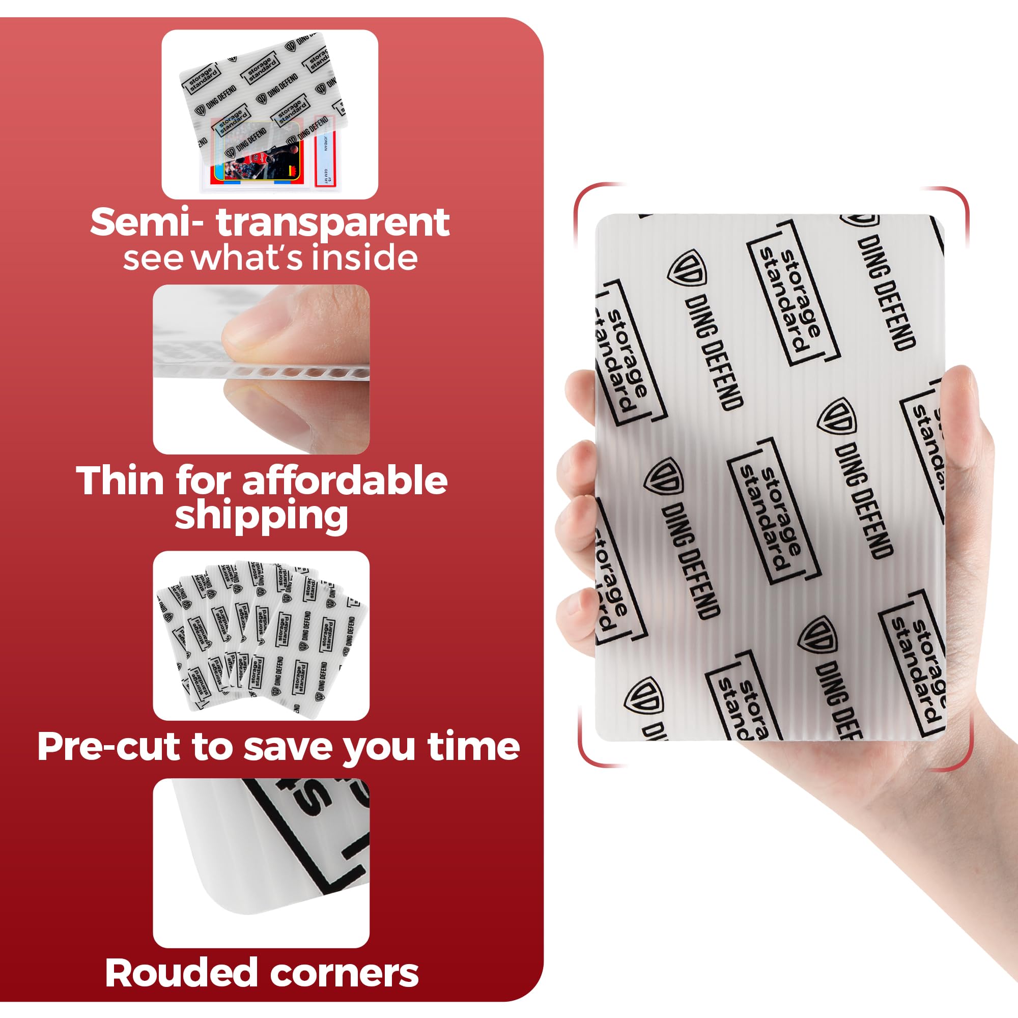 Storage Standard Ding Defend professional shipping kit for efficient card handling