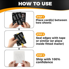 Ding Defend protector compatible with top loaders and semi-rigid holders
