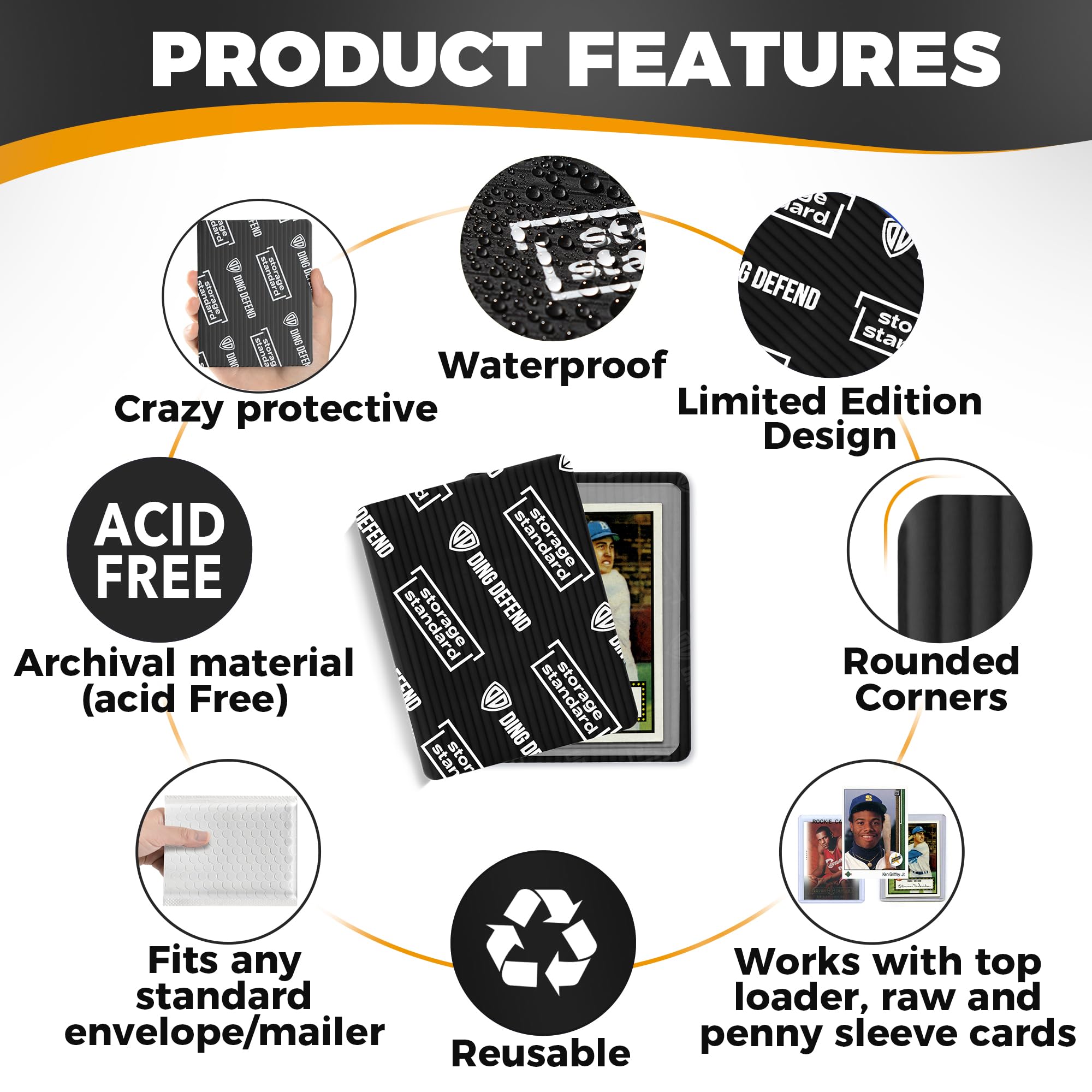 Waterproof and reusable Ding Defend shield demonstrated for frequent shipments