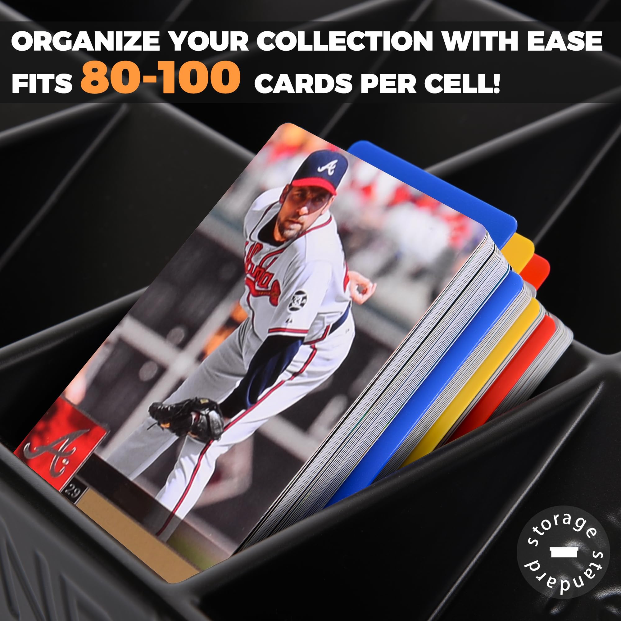 Storage Standard organizes booster packs and raw cards with ease