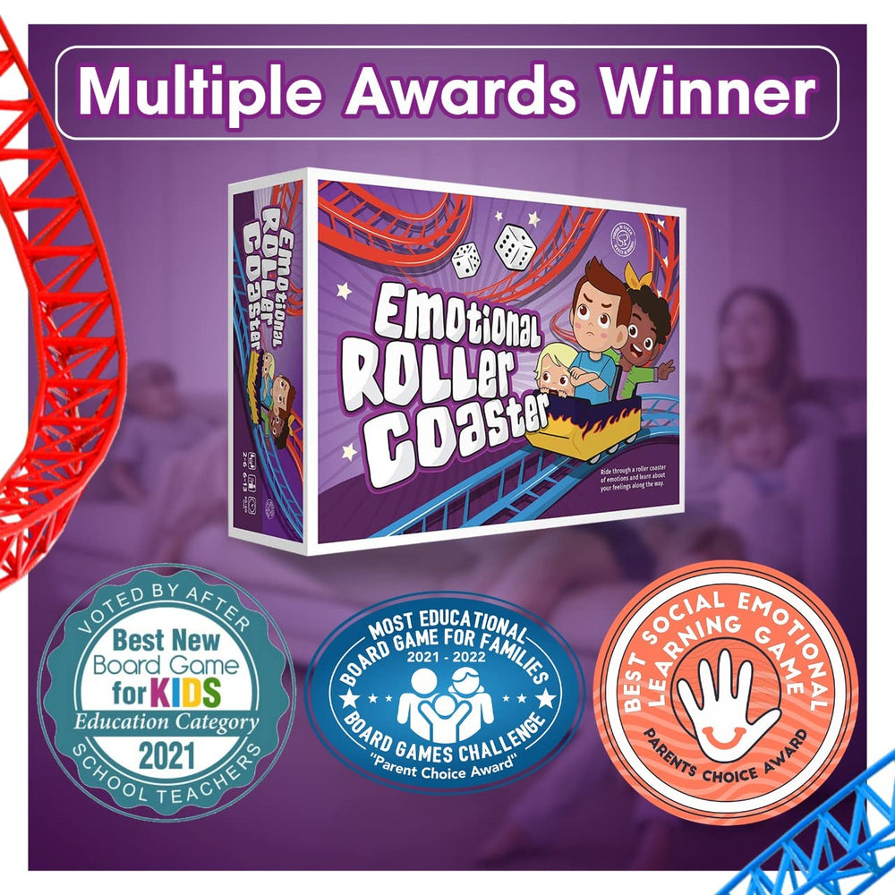 S.T.O.R.M. Emotional Rollercoaster card deck supports mindful choices during play.
