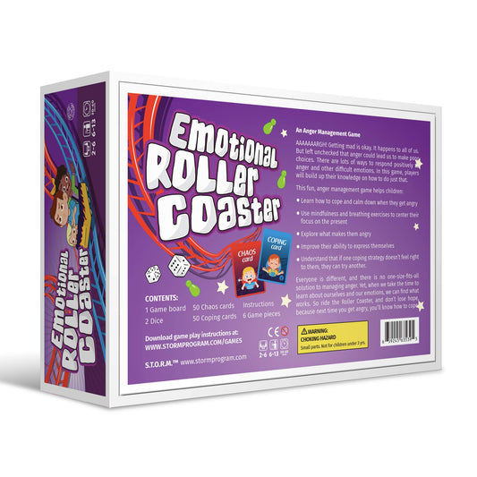 S.T.O.R.M. Emotional Rollercoaster players in action shows cooperative learning and emotion dialogue.